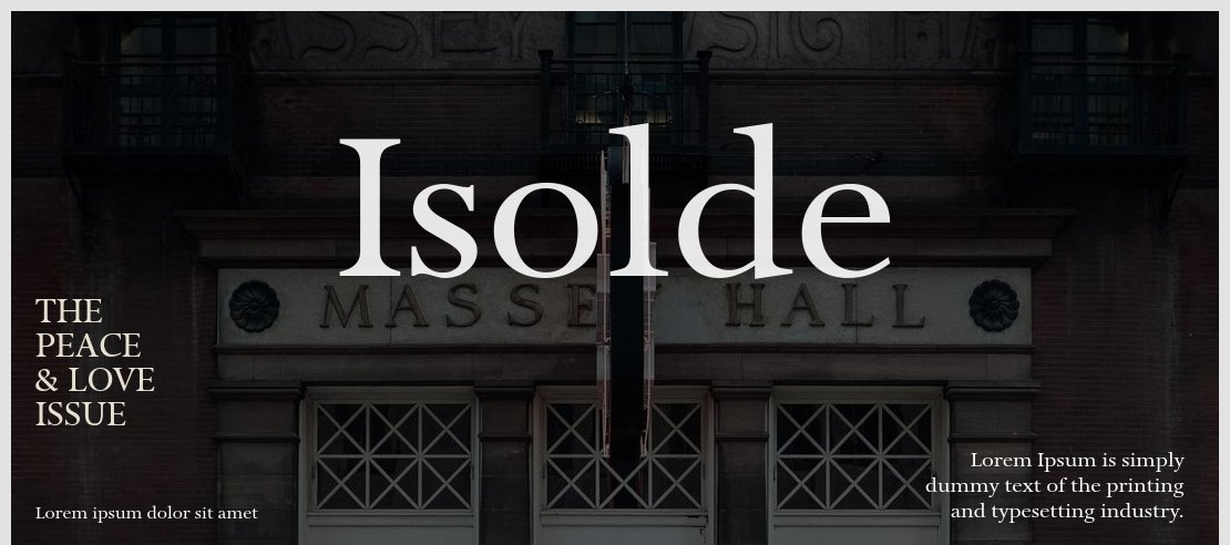 Isolde Font Family