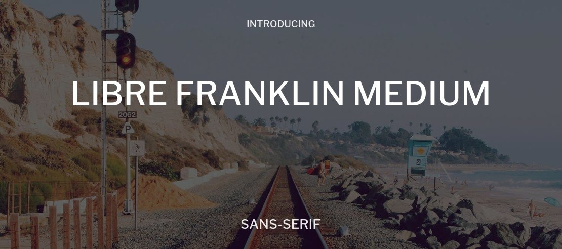 Libre Franklin Medium Font Family