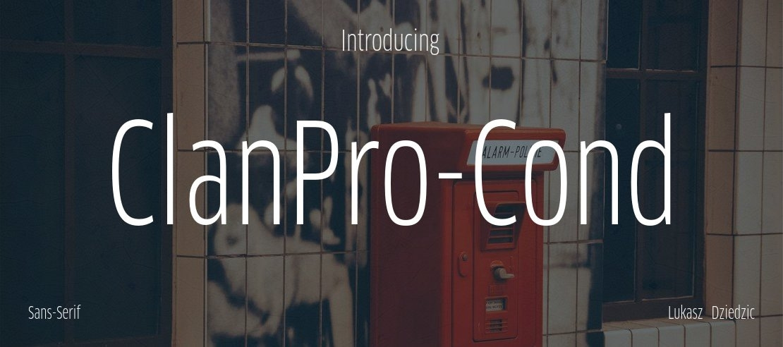 ClanPro-Cond Font Family