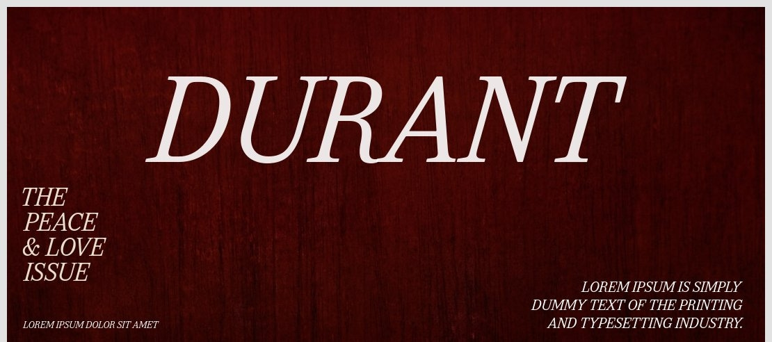 Durant Font