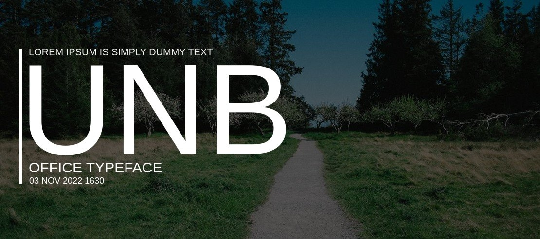 UnB Office Font Family