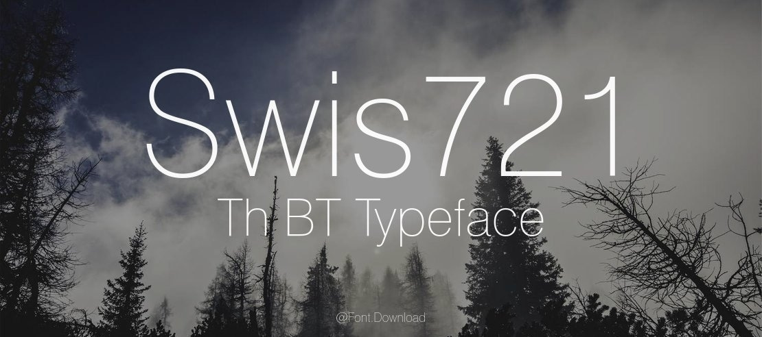 Swis721 Th BT Font