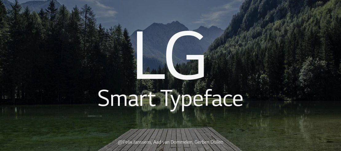 LG Smart Font Family