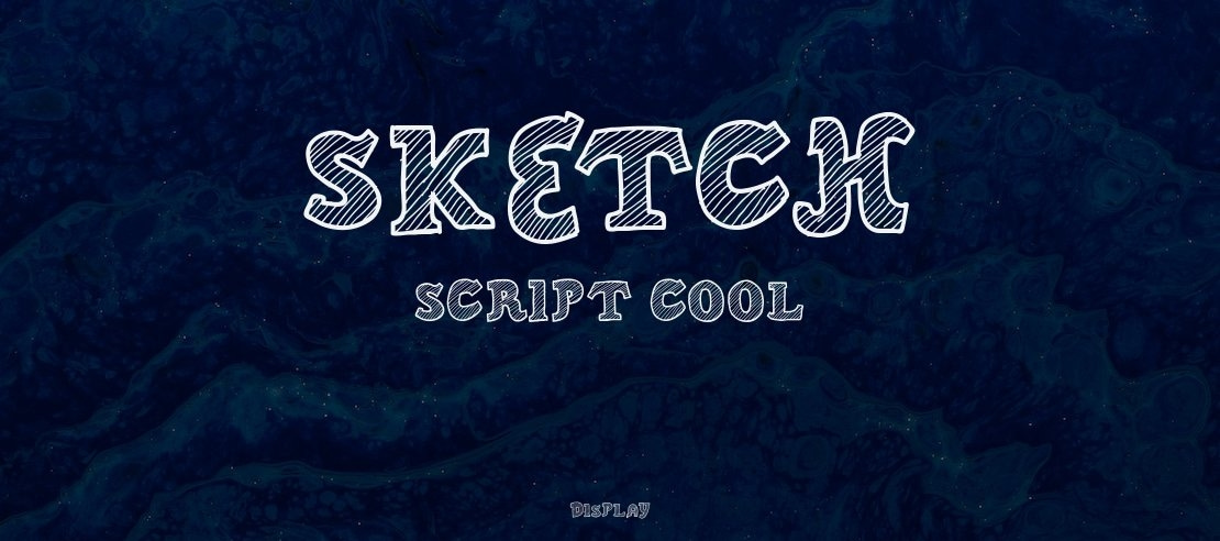Sketch Script Cool Font