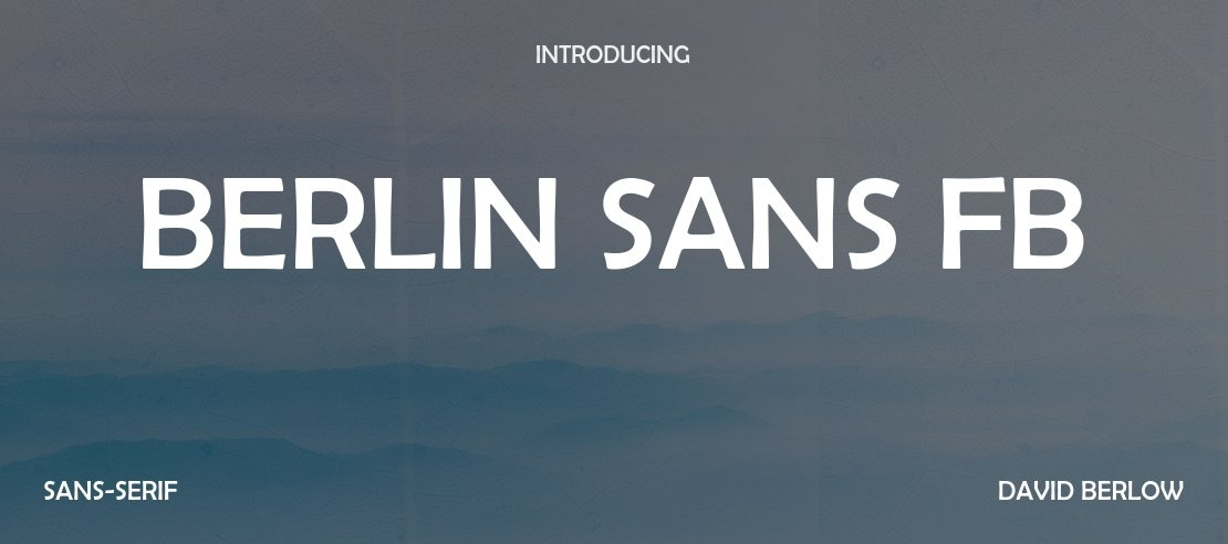 Berlin Sans FB Font Family