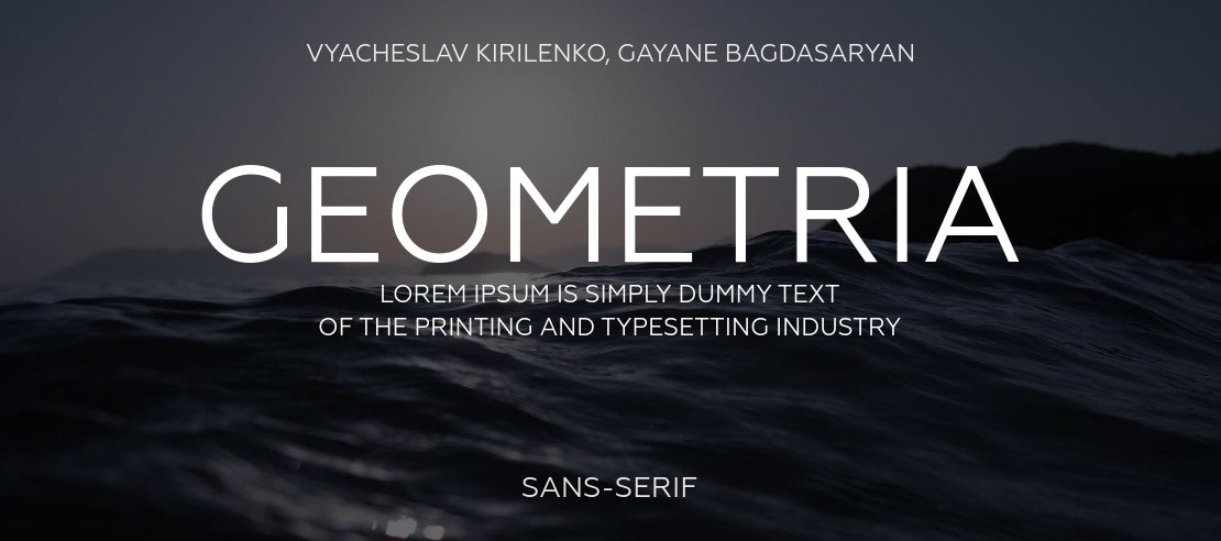 Geometria Font Family
