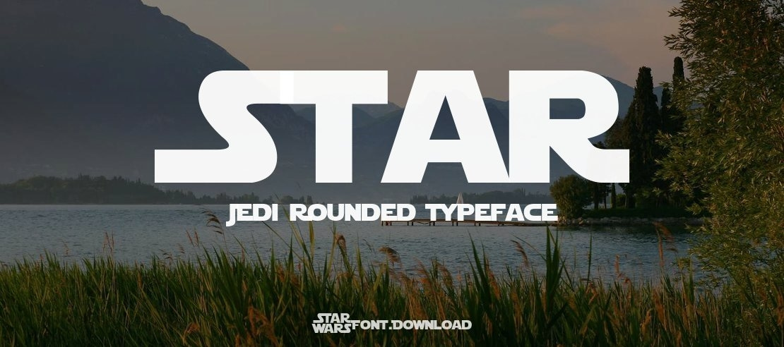 Star Jedi Rounded Font Family