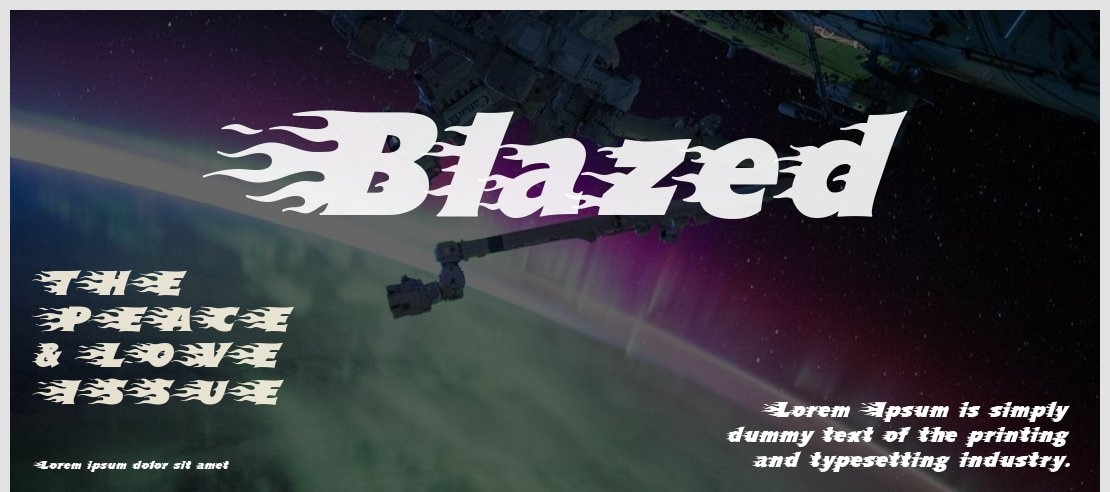 Blazed Font