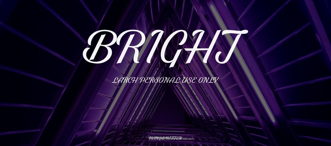 Bright Larch PERSONAL USE ONLY Font