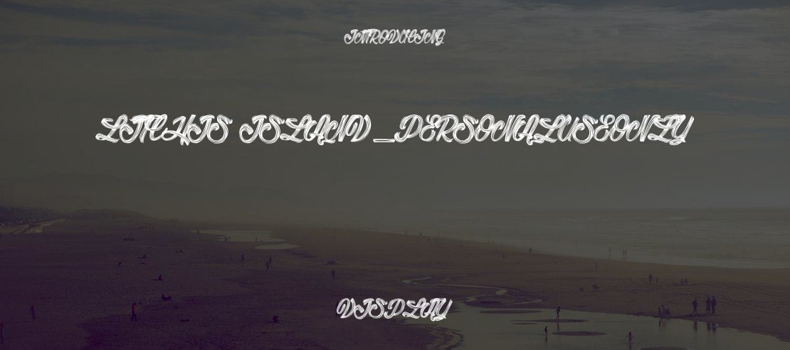 Litchis Island_PersonalUseOnly Font