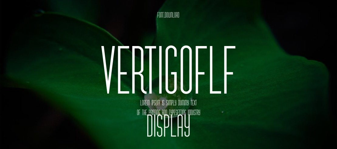 VertigoFLF Font Family