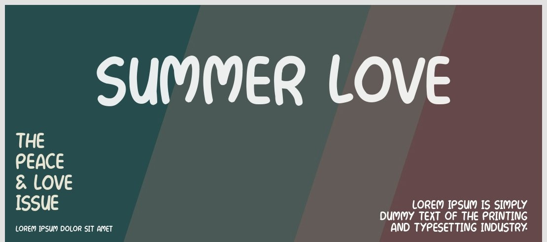 Summer Love Font Family