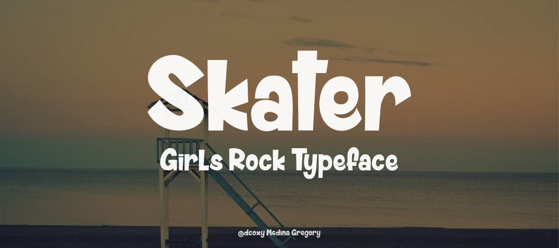 Skater Girls Rock Font