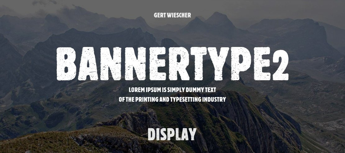 Bannertype2 Font