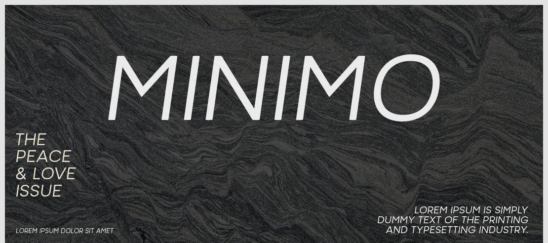 Minimo Font Family