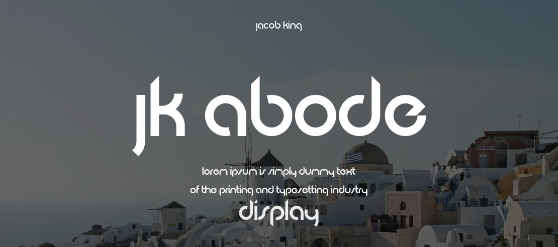 JK Abode Font Family