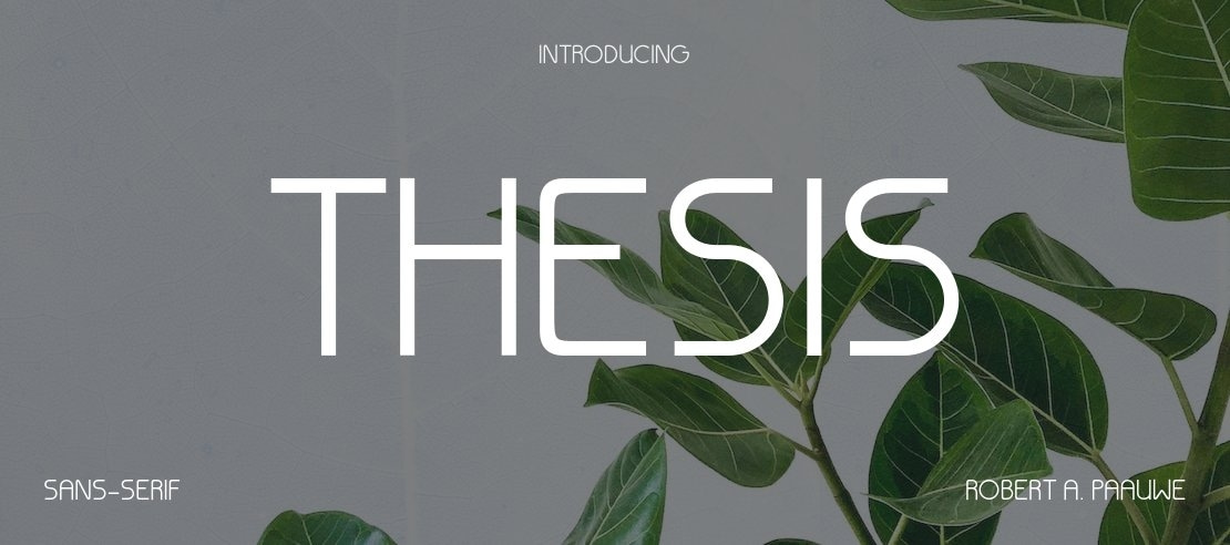 Thesis Font