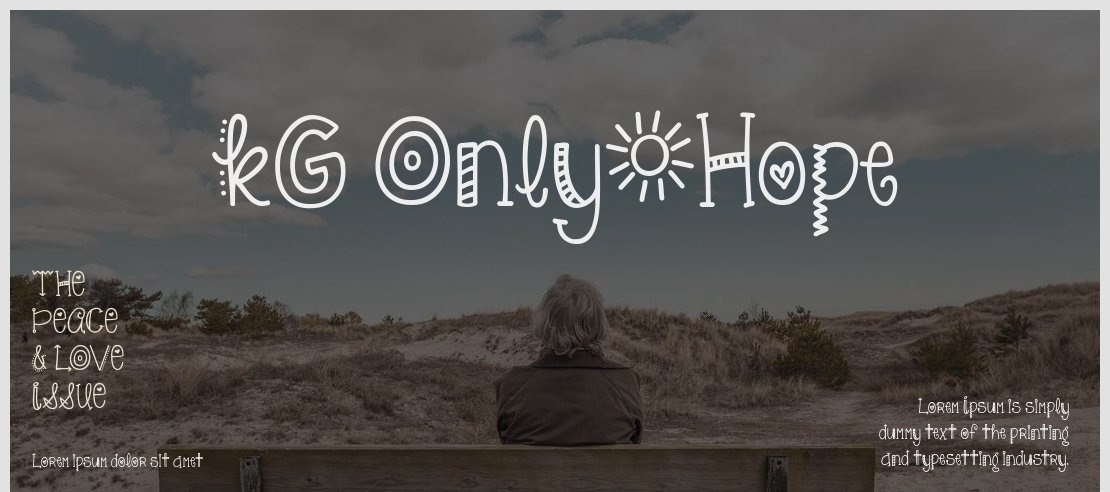 KG Only*Hope Font