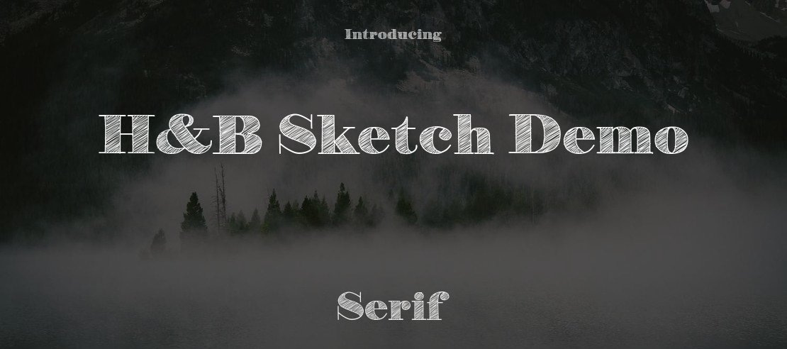 H&B Sketch Demo Font