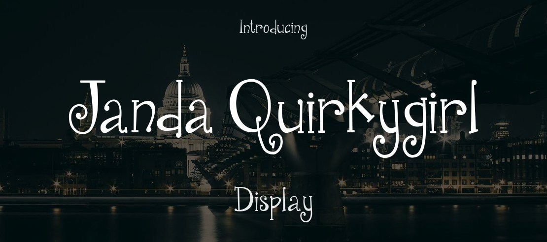 Janda Quirkygirl Font