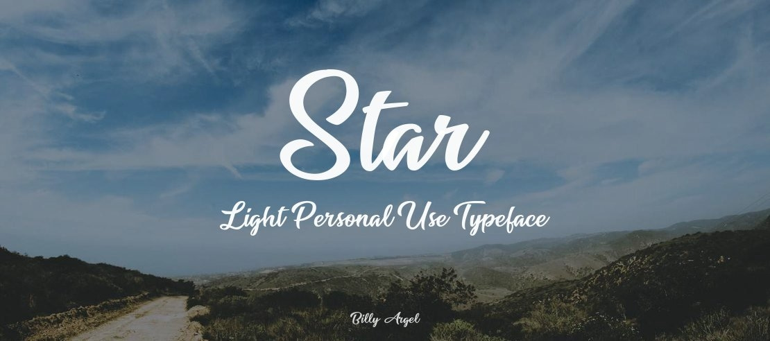 Star Light Personal Use Font