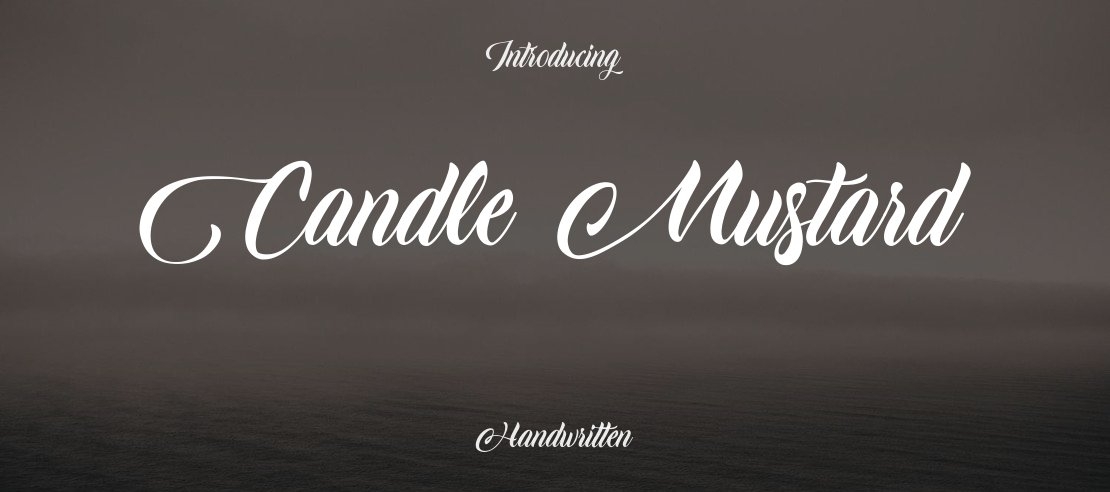 Candle Mustard Font