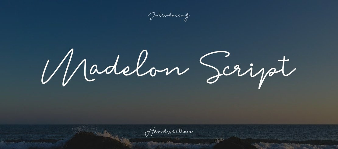 Madelon Script Font