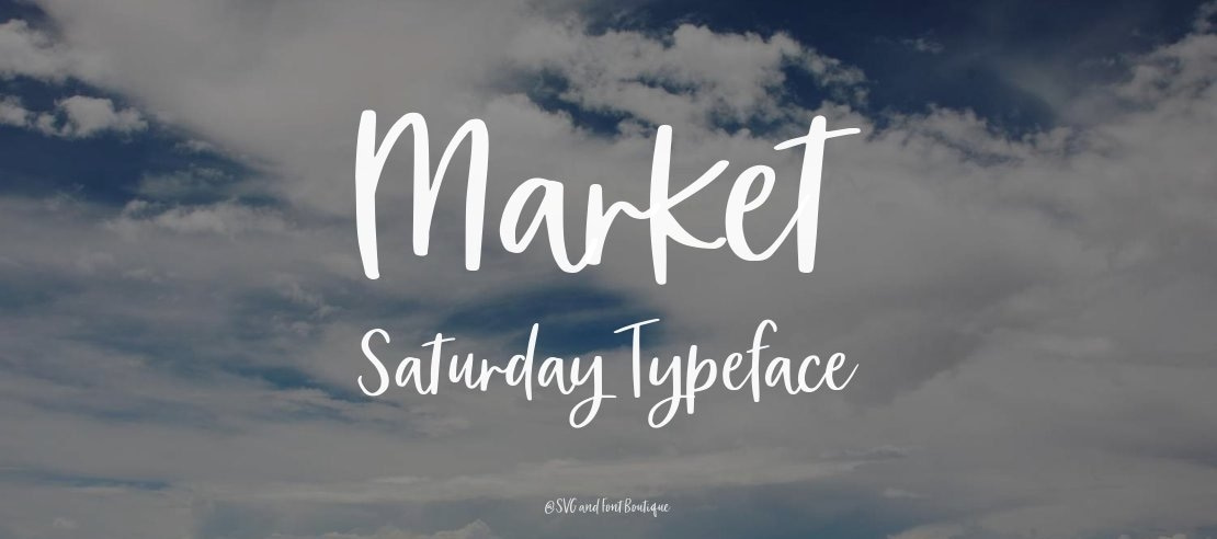 Market Saturday Font Family