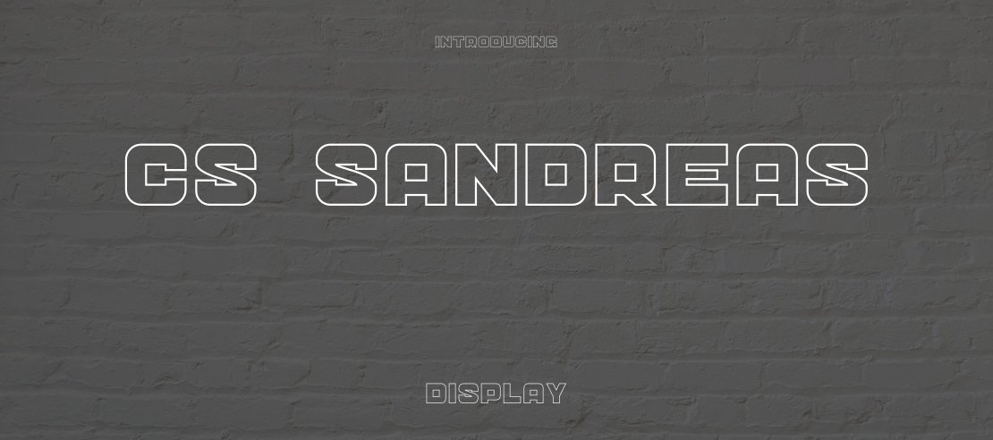 CS Sandreas Font