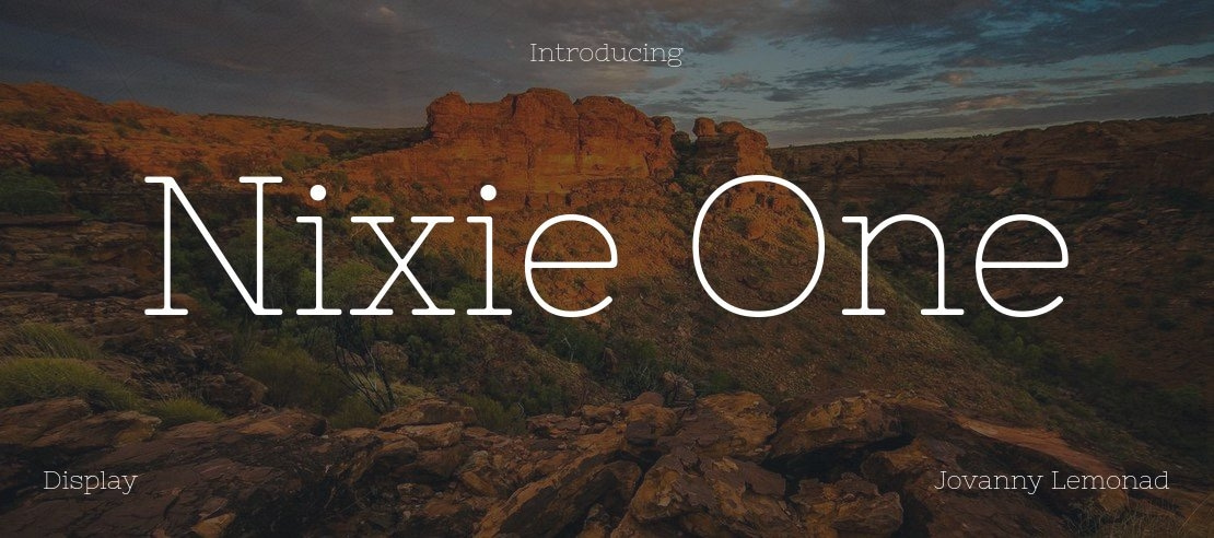 Nixie One Font