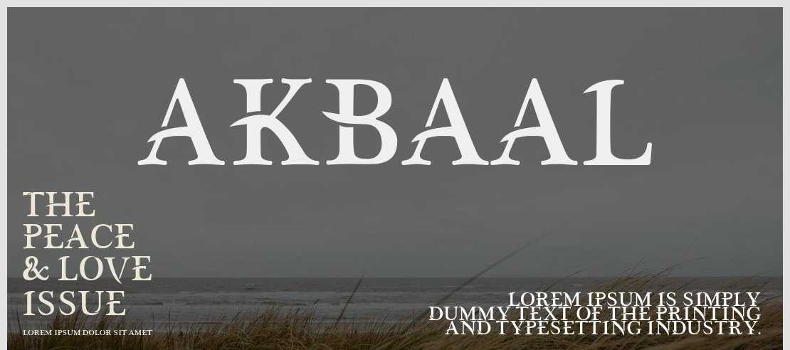 Akbaal Font