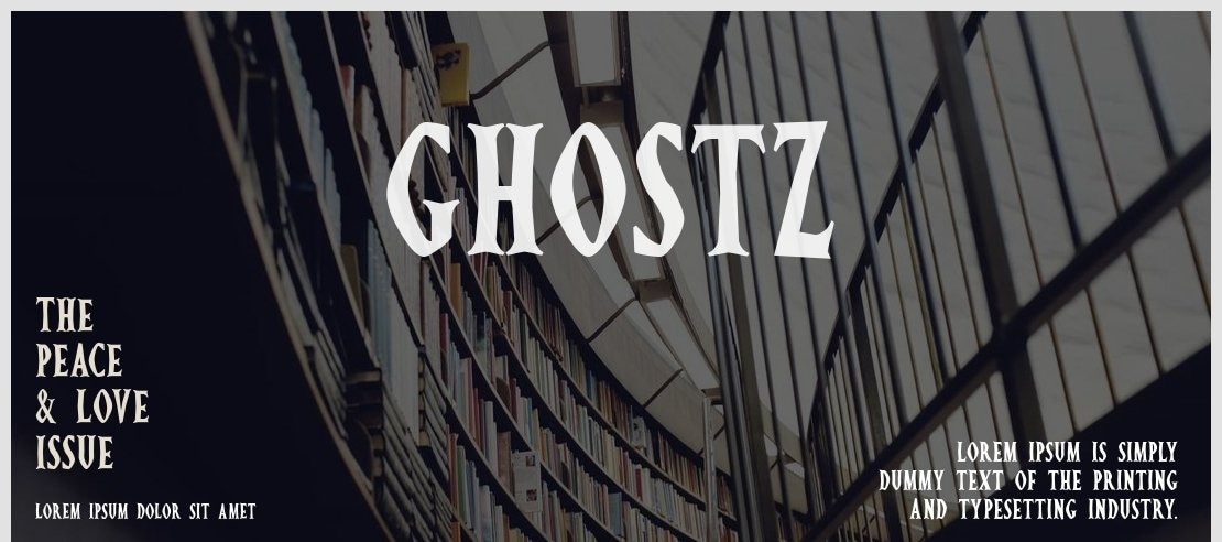 Ghostz Font Family