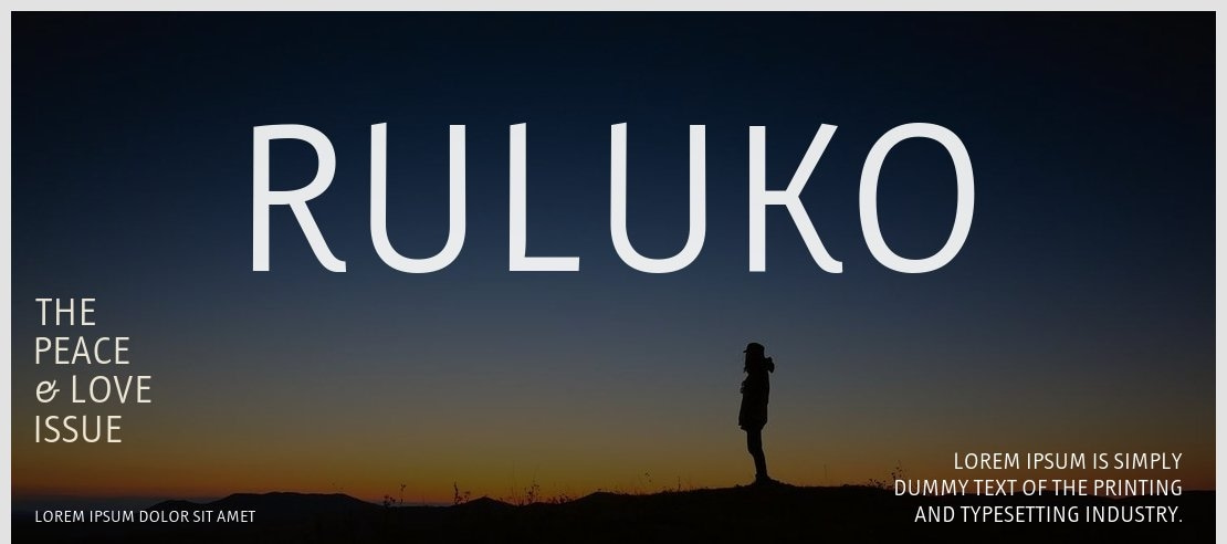 Ruluko Font