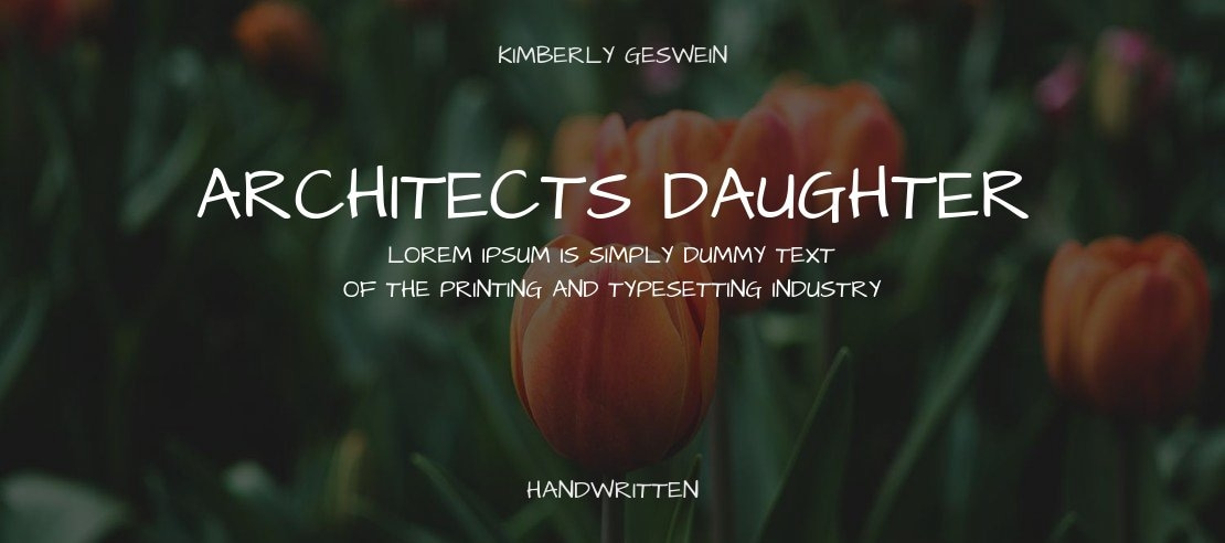 Architects Daughter Font