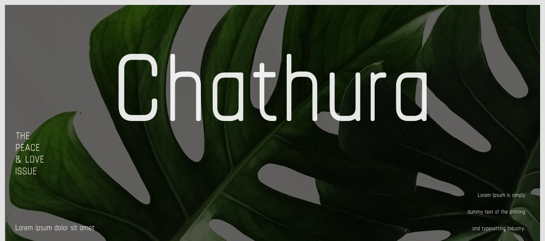 Chathura Font Family