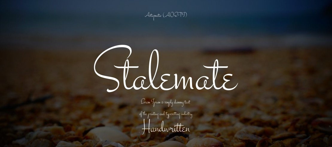 Stalemate Font