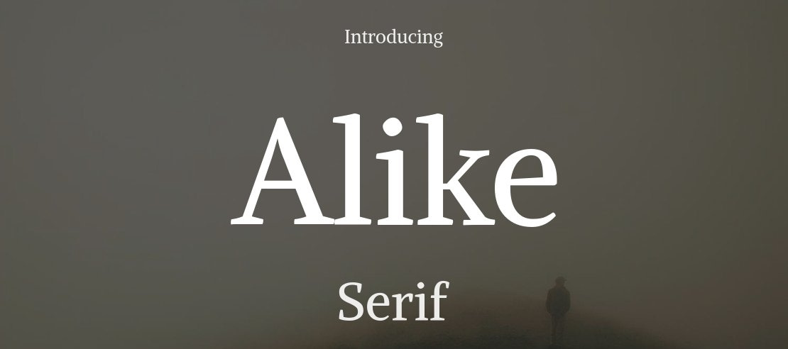 Alike Font