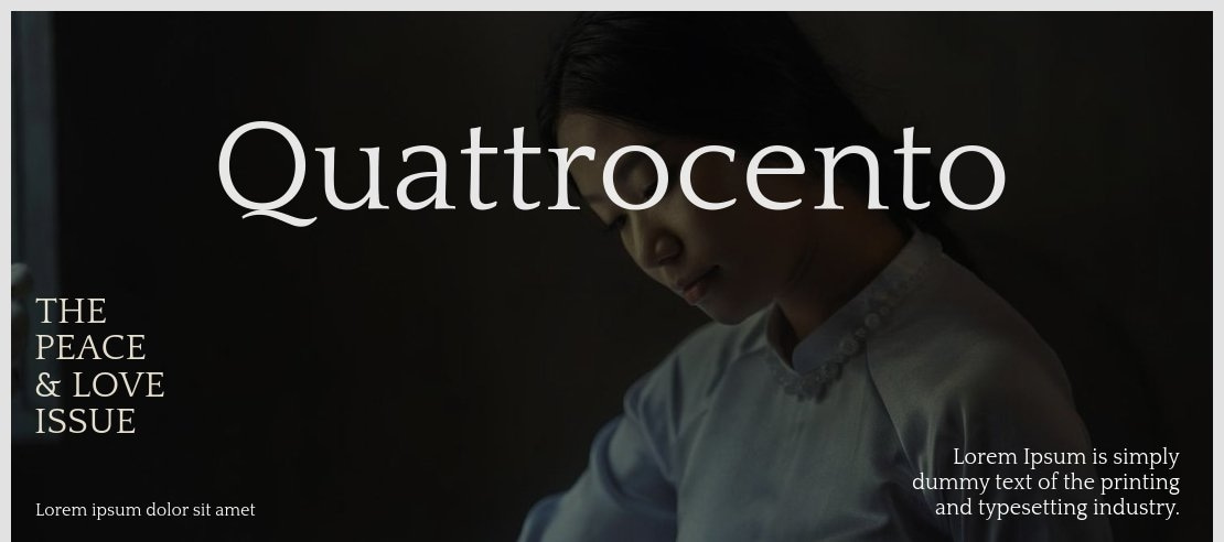 Quattrocento Font Family