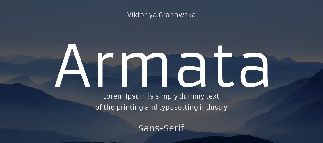 Armata Font