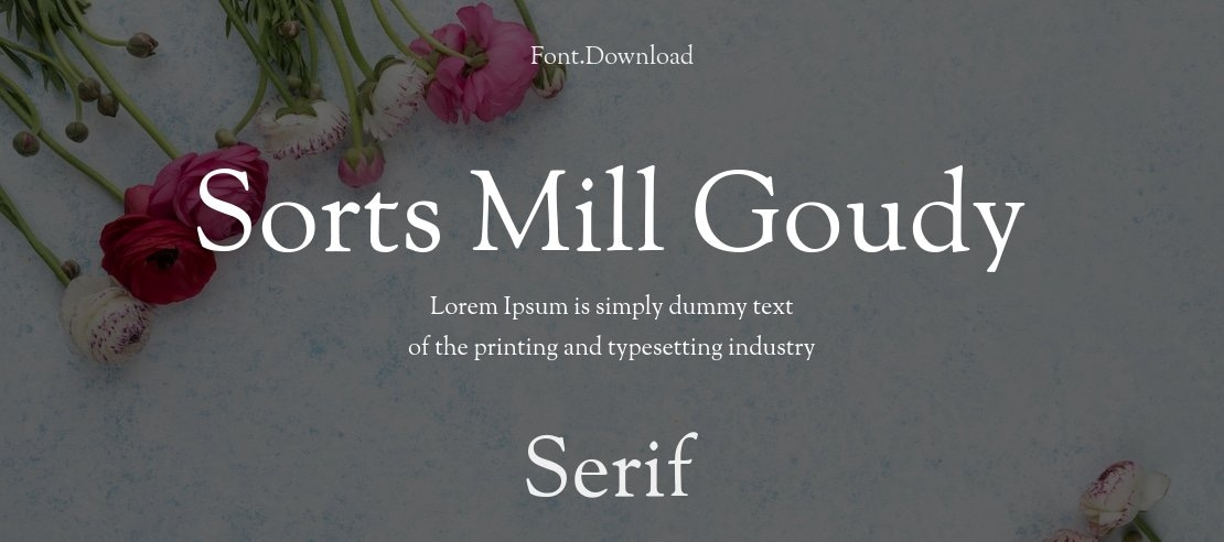 Sorts Mill Goudy Font Family