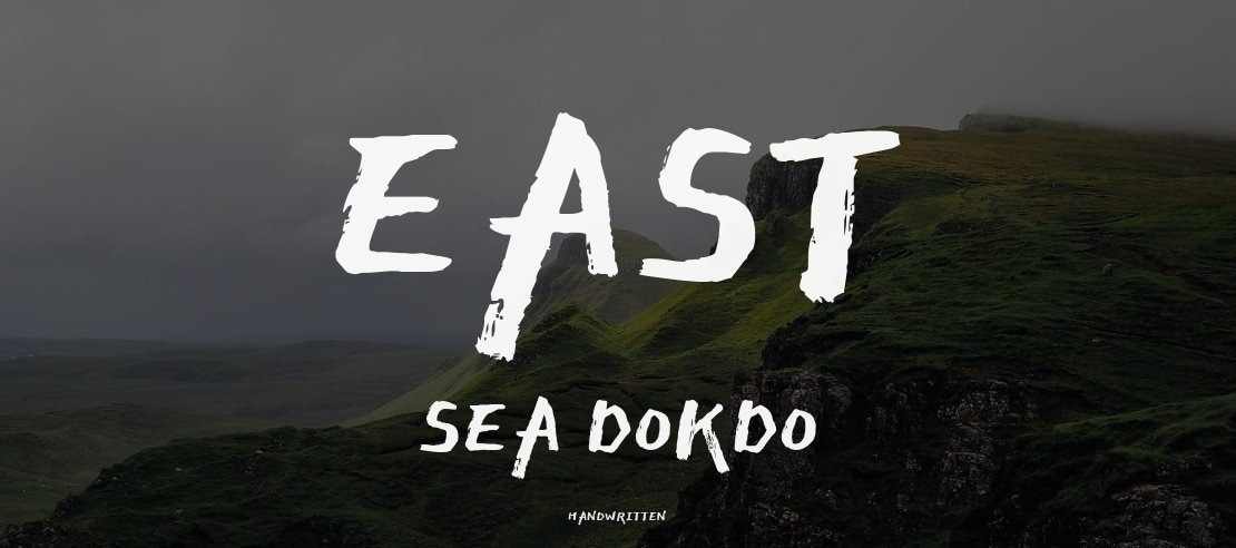 East Sea Dokdo Font