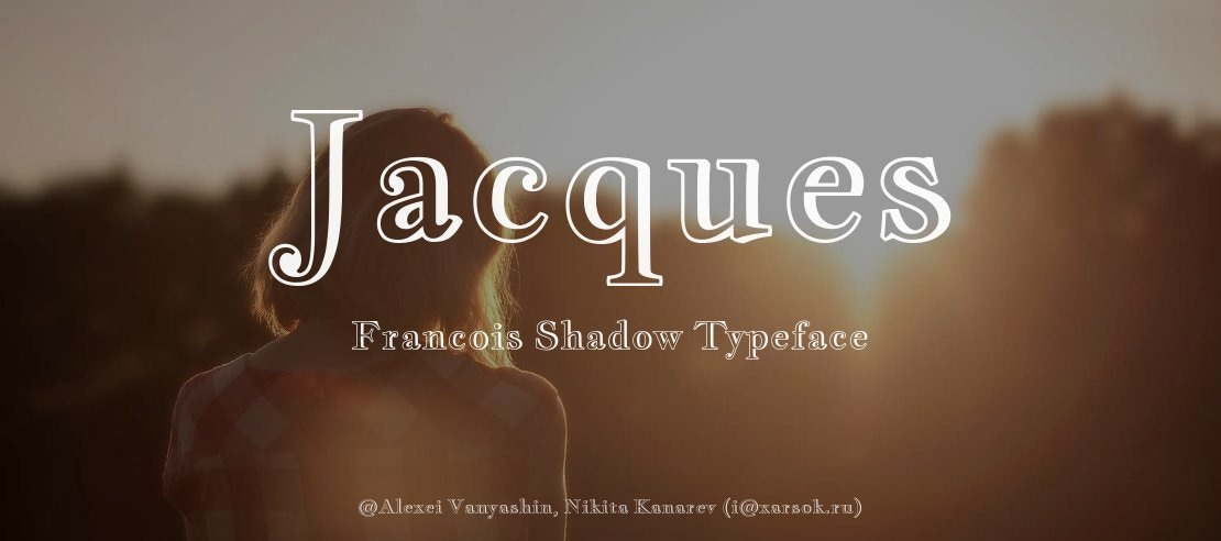 Jacques Francois Shadow Font