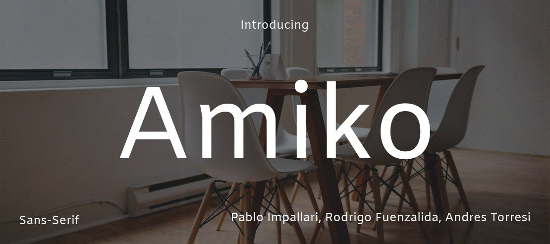 Amiko Font Family