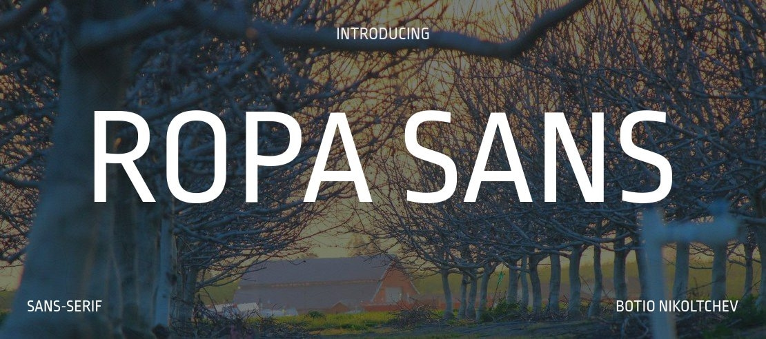 Ropa Sans Font Family