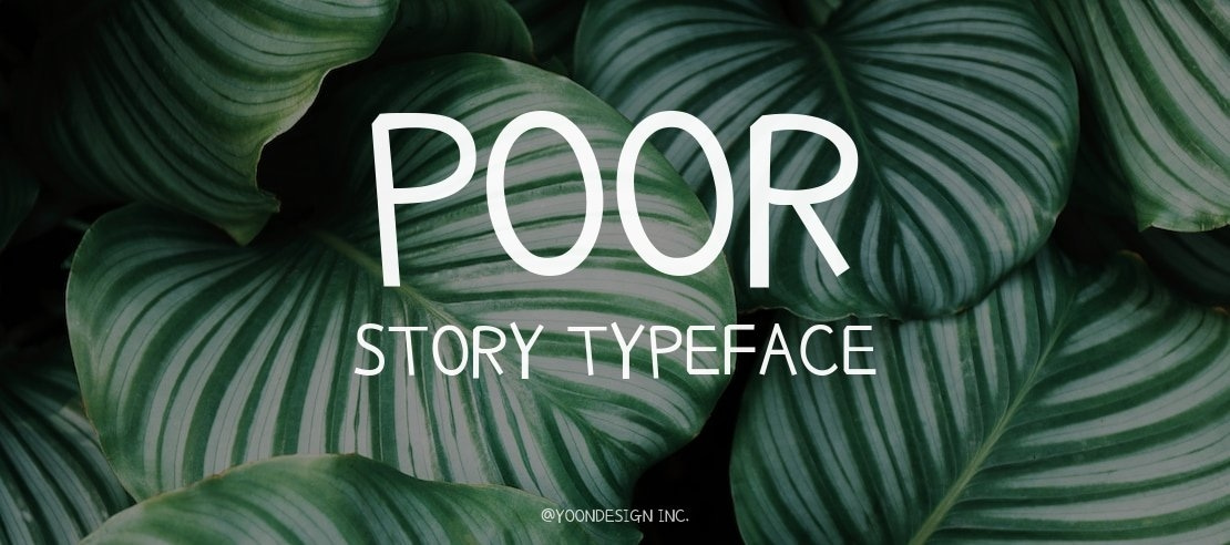 Poor Story Font