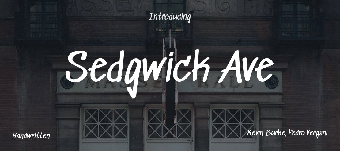 Sedgwick Ave Font