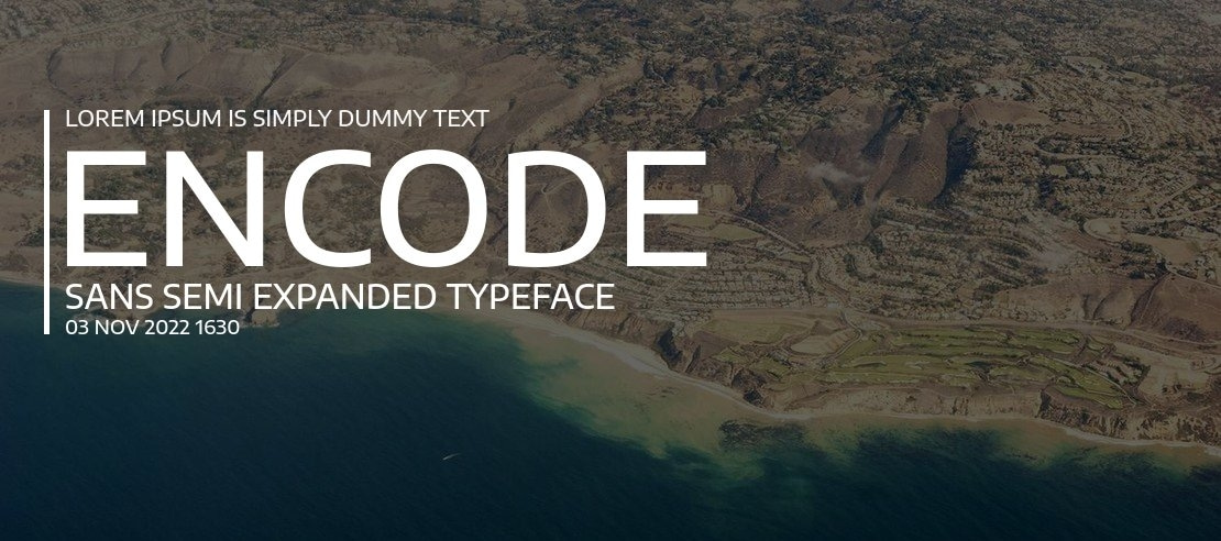 Encode Sans Semi Expanded Font Family