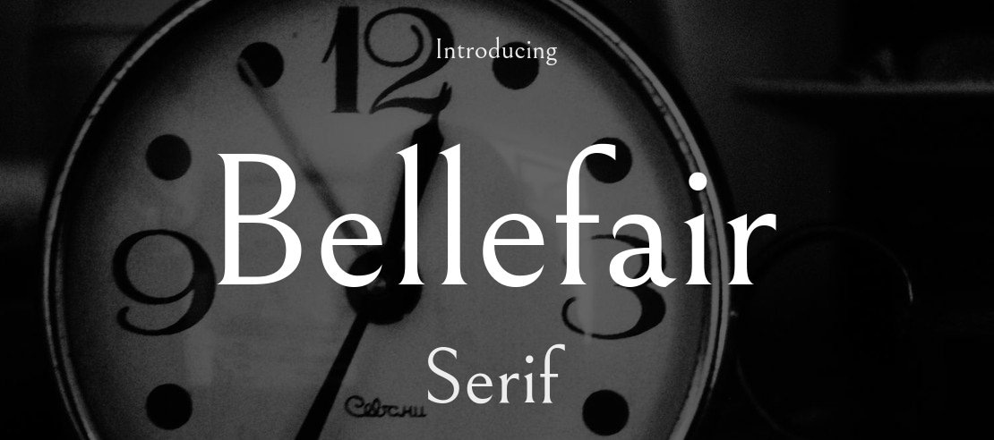 Bellefair Font