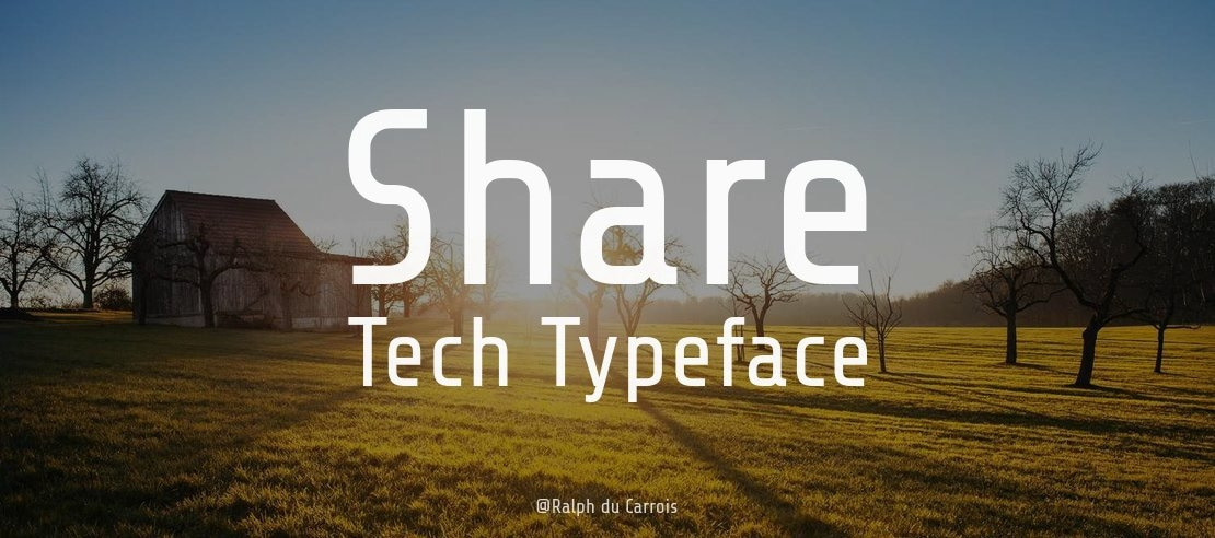 Share Tech Font