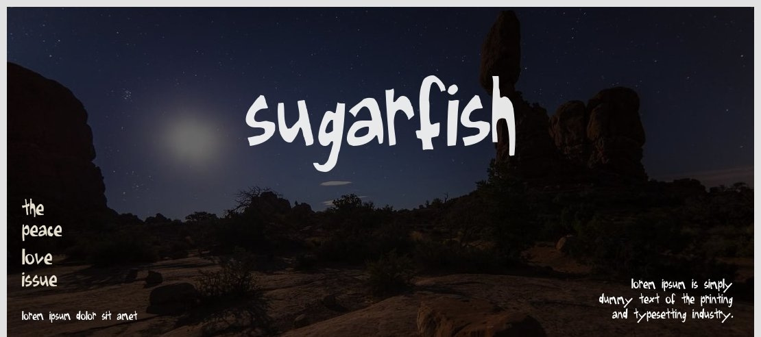 Sugarfish Font